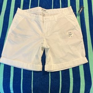 New with tags, Old Navy White Bermuda Shorts,